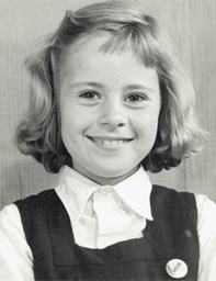 Rosemary 1960 with Choir button